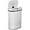 White, variant on ZJQYDS 13 Gallon 50 Liter Garbage Can Kitchen Trash Can with Lid Automatic Sensor Touch Free Stainless Steel Waste Bin for Bathroom Bedroom Home Office,Black
