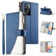 thumbnail image 1 of Funda cartera GANGXUN para OPPO A57s 4G/A77s 4G , cuero PU con tarjetero, cremallera, correa de mano, soporte y protección 454°, 1 of 6