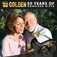 thumbnail image 6 of 50th Anniversary Blanket Gifts Gift for 50th Wedding Anniversary Golden 50 Years of Marriage Gifts for Couple Wife Husband Dad Mom Parents Grandpa Grandma Grandparents Back in 1974 Blanket 60Lx50W, 6 of 6