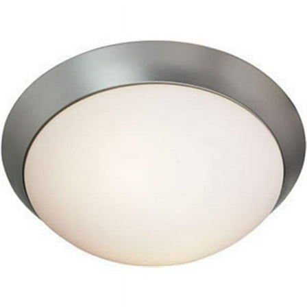 20625-BS-OPL Cobalt 2 Light Flush Mount - Brushed Steel