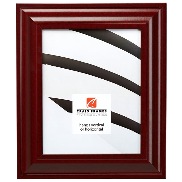 Craig Frames 76039 16 by 20-Inch Picture Frame, Smooth Wood Grain Finish, 2-Inch Wide, Cherry Red