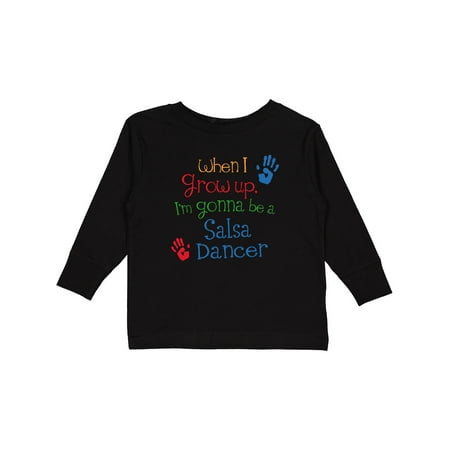 

Inktastic Salsa Dancer Future Boys or Girls Long Sleeve Toddler T-Shirt