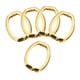 thumbnail image 5 of 10 Pcs Broche Clip Oval Gatillo de Hebilla para Monedero de Oro Acerca de 26 mm, 5 of 8