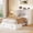 White, variant on Farmhouse Murphy Bed with Storage and Build-in Charging Station for Bedroom, Guest Room, Twin Size