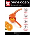 thumbnail image 3 of Bene Casa Orange Aluminum Lemon Squeezer Easy Squeeze No Pulp Citrus Press, 3 of 6