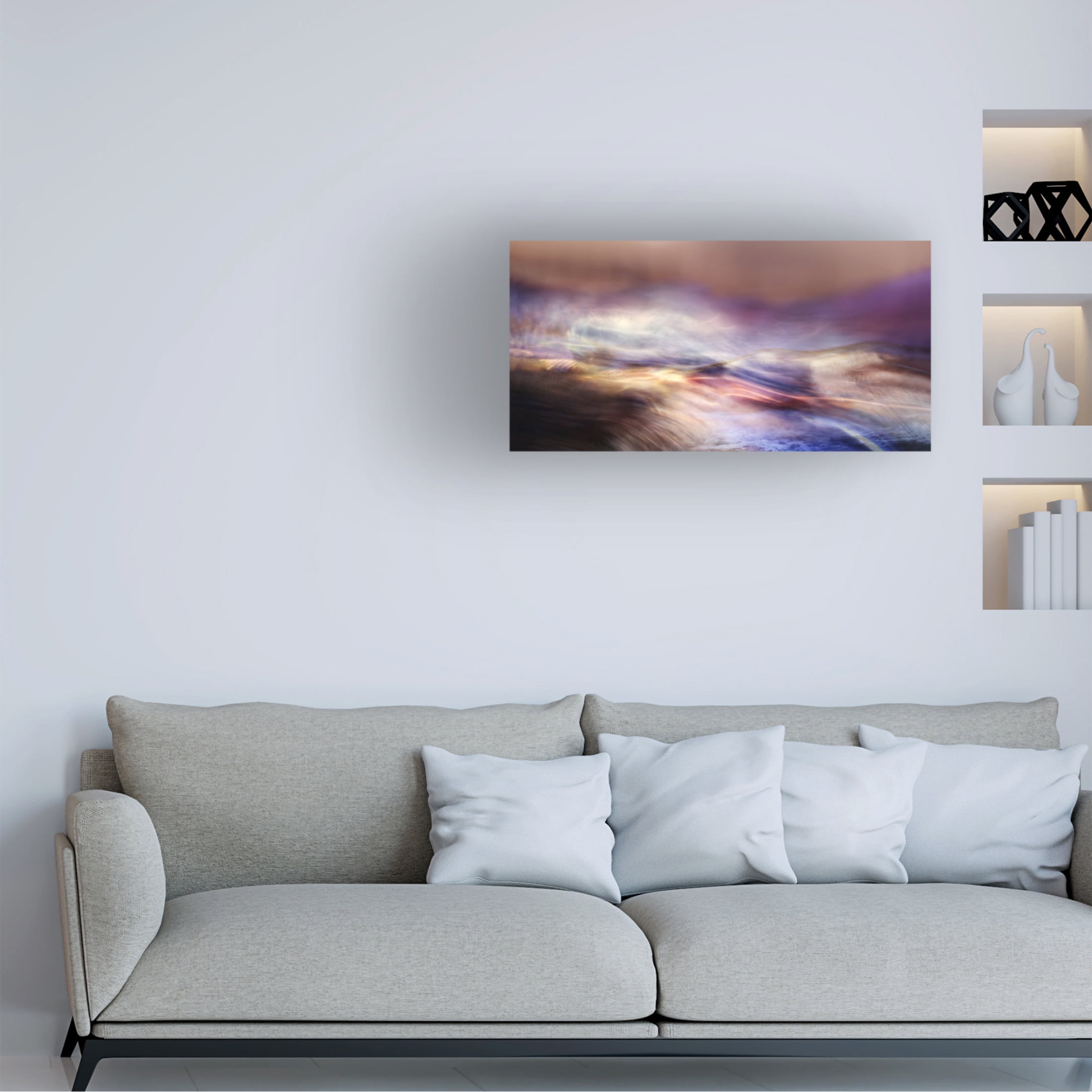 Canvas Wall Art - Heidi Westum 'Wild River' Wall Art for Living Room, Bedroom, or Office Décor by Trademark Fine Art - 19 x 10 Inches