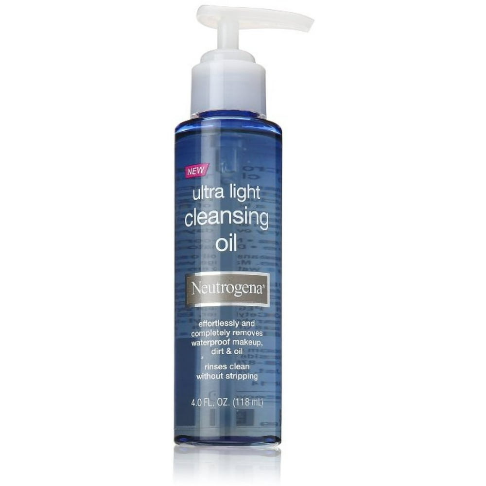 Neutrogena Ultra-Light Cleansing Oil 4 oz (Pack of 3) - Walmart.com ...