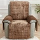 thumbnail image 4 of Funda para Sillón Reclinable de Felpa, Protector de Muebles, Funda de Sofá Antideslizante con Correas Elásticas, 53 x 190 cm, Color Beige, para Sillón, Sofá Pequeño, Sofá, 4 of 6