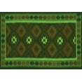 thumbnail image 1 of Ahgly Company Indoor Rectangle Oriental Green Traditional Area Rugs, 2' x 3', 1 of 1