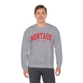 thumbnail image 6 of Montauk New York Sweatshirt Gifts Crew Neck Shirt Long Sleeve Unisex, 6 of 7
