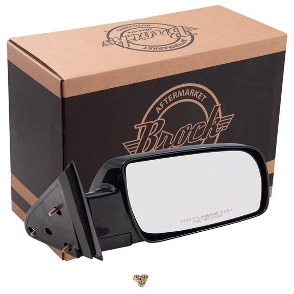 Brock Manual Mirror for 1988-1999 C1500 Standard Type Plastic Base Manual Fold Right 15764760