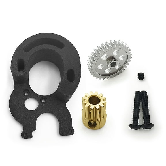 Motor Bracket Gear Brushed Modified to Brushless Set for Axial SCX24 1/24 RC Crawler Car Universal Upgrade Parts