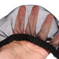 thumbnail image 4 of Cubierta de red ajustable para jaula de pájaros, atrapasueños de plumas, protector de falda suave, red de malla de nailon para loros, periquitos, guacamayos, jaulas cuadradas redondas (negro), 4 of 6