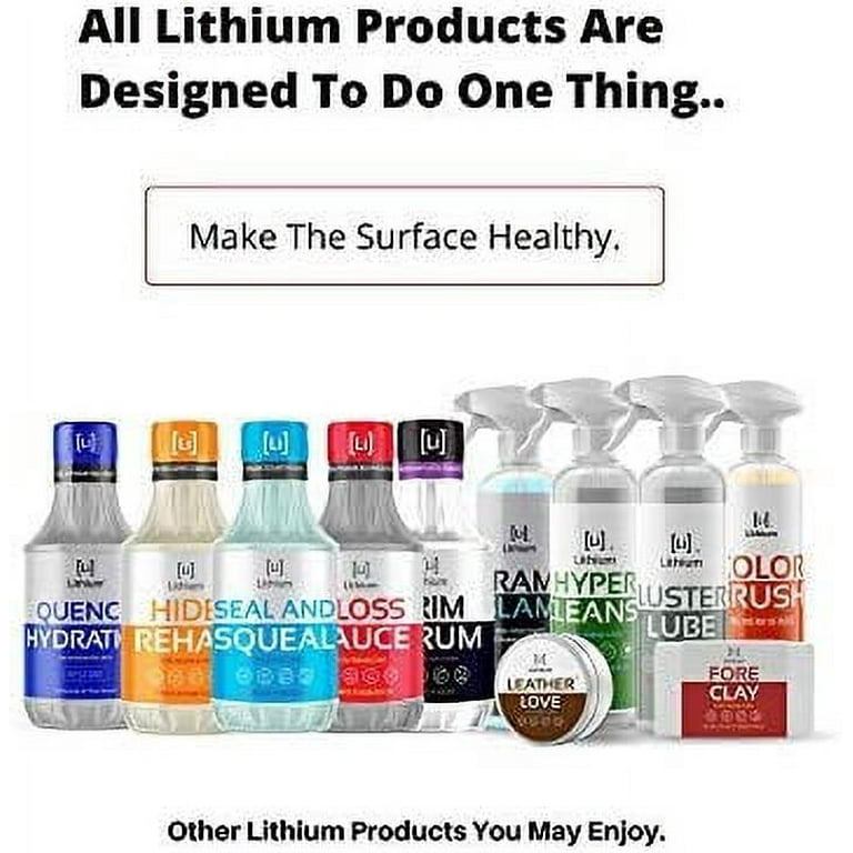 Lithium Auto Elixirs Trim Serum- Plastic Restorer- Restores Even The Most Damaged Plastic, Rubber and Vinyl, Last for Months, Penetrates Plastic Pores