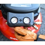 Ecomax 6 Gallon Portable Pancake Air Compressor, 150 PSI 1.0 HP Oil-Free Electric for Home Garage & Shop