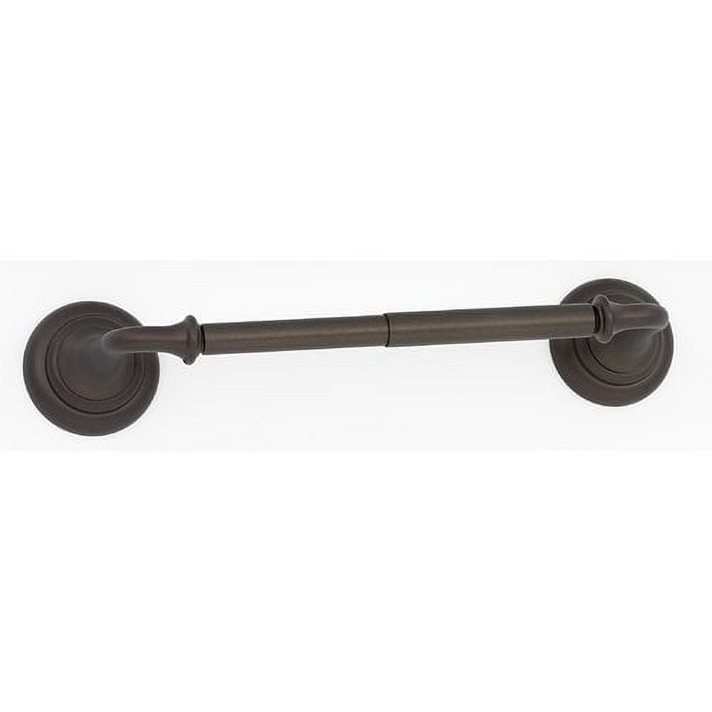 Alno A6760-PB Charlie's 7"W Traditional Style Solid Brass Spring Action Toilet Paper