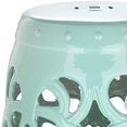 thumbnail image 3 of Safavieh Imperial Vine Ceramic Decorative Garden Stool, Light Blue, 3 of 5