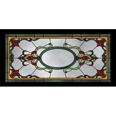 - Fluorescent Decorative Ceiling Light Covers - 2ft x 4ft film - Pool Pub Stained Glass