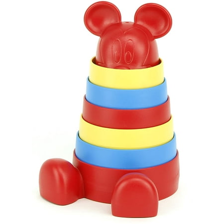 Green Toys Disney Baby Mickey Mouse Stacker, for Unisex Toddler Ages 6 months and up