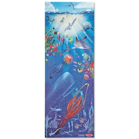 - Melissa & Doug Under The Sea Jumbo Jigsaw Floor Puzzle (100 pcs, over 4 feet tall)