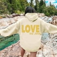 thumbnail image 6 of Christian Hoodies for Women 2025 Love Like Jesus Cute Y2K Graphic Hoodie with Pockets Hooded Sweatshirt Women Pullover, 6 of 7
