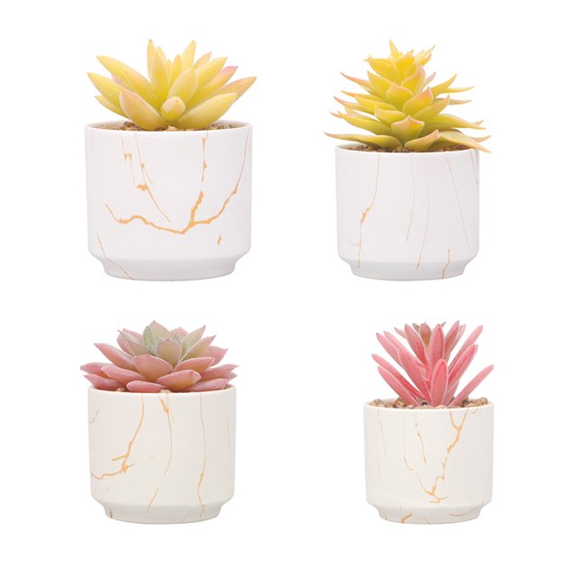 Plantas artificiales suculentas, las plantas artificiales se utilizan para la decoración de la oficina en el hogar. Ormromra CPB-YL639-2