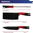 thumbnail image 3 of Cuchillos De Chef Con Base Chick Flic De Ceramica 8 Pzs, 3 of 6
