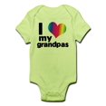 thumbnail image 1 of CafePress - I Love My Grandpas Infant Bodysuit - Baby Light Bodysuit, 1 of 1