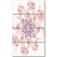 thumbnail image 2 of Full Bloom Fractal Flower in Pink - Large Flower Canvas Wall Art, 2 of 3