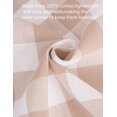 thumbnail image 2 of Qucyy Table Runner - 13 x 72 Inch, Buffalo Check Table Runner Machine Washable Table Table Decoration (Brown and White Check) Brown and White Check, 2 of 5