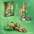 thumbnail image 3 of GZBrick Forest Lion Animal Cross King Building Sets with Lion Meerkat Wild Boar Bird for Adults Boys Compatible with Lego, 3 of 8