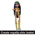 thumbnail image 5 of Monster High Skulltimate Secrets Cleo de Nile Doll and Fashion Set with Dress-Up Locker, 5 of 7