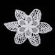 thumbnail image 5 of 5 piezas de apliques de parches de flores bordados blancos para la decoración de de de ropa, 5 of 7