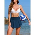 thumbnail image 7 of Anwell Womens High Waisted Swim Skirt Shorts Quick Dry Swimsuit Bottoms with Built-in Shorts, 7 of 7