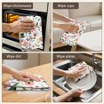 thumbnail image 5 of 6 Pcs Funny Kitchen Towels,Pioneer Flower Floral Print Pattern Microfiber Dish Towels,Kitchen Tea Towels,Kitchen Towel Set (18" X 26"), 5 of 7