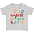 thumbnail image 3 of Inktastic Mamaw and Papaw Love Me Boys or Girls Toddler T-Shirt, 3 of 5