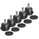 thumbnail image 1 of Office Chair Replacement Wheels - 5pcs Swivel Caster Wheels For Fixed Stationary Castors, 1 of 5