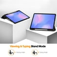 thumbnail image 3 of Dteck Case for Samsung Galaxy Tab S10 FE Plus 13.1 Inch 2025, Slim Trifold Stand Protective Cover with Pencil Holder, Black, 3 of 7