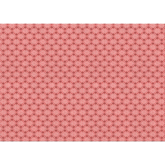 Ahgly Company Indoor Rectangle Patterned Light Salmon Pink Area Rugs, 5' x 7'