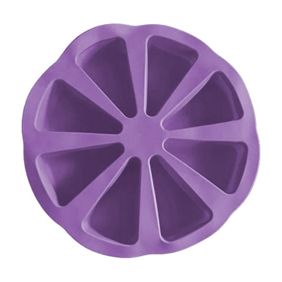8 Cavity Cake Slice Mold Scone Pan Mold Pizza Slice Baking Mold Cornbread Mold Mousse Cake Pizza Mold Triangle Soap Mold 9 Triangle Cavity Silicone Portion Cake Pan
