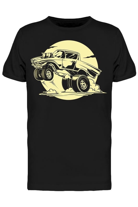 Wheelie Pickup T-Shirt Men -Image by Shutterstock, Male Small