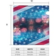 thumbnail image 6 of American Flag Patriotic Fireworks Independence Mailbox Magnetic Post Mailbox Cover Garden Decor Outdoor Large 25.5" X 21", 6 of 6