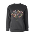 thumbnail image 5 of Wangmeiwg Women's Sweatshirts Women's Hoodies Sweatshirt Casual Round Neck Elegant Dandelion Print Pullover Sweater for Everyday Fashion Grey L, 5 of 5