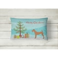 thumbnail image 3 of Carolines Treasures BB8438PW1216 Irish Terrier Christmas Canvas Fabric Decorative Pillow, 12H x16W, multicolor, 3 of 4