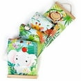 thumbnail image 6 of SUSHANG Baby Height Chart, Canvas Growth & Height Chart for Kids & Baby - Jungle Nursery Theme Growth Chart with Wooden Frame for Safari Nursery Decor - 76 x 7.8 Inches, 6 of 7