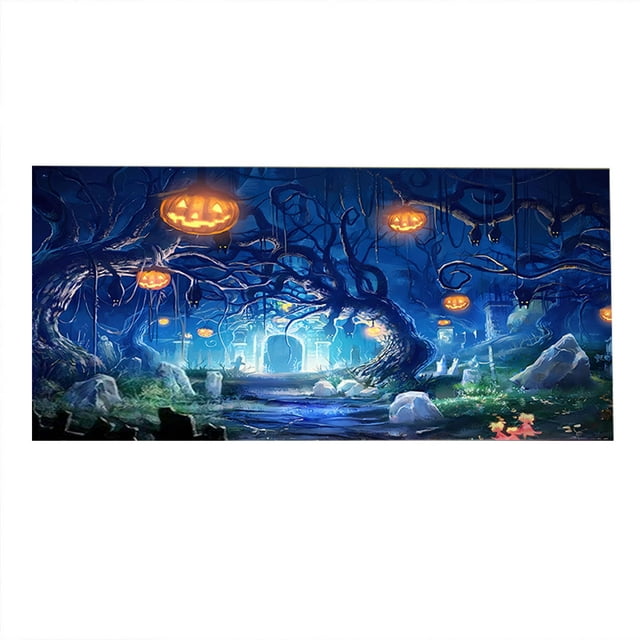 Decoraciones de Fiesta de Halloween Decoración de Fondo de Garaje de Halloween Paño Colgante Decoración de Partido Personalizada Tapicería Paño Colgante Decoraciones de Halloween