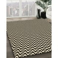 thumbnail image 3 of Ahgly Company Machine Washable Indoor Rectangle Transitional Midnight Gray Area Rugs, 7' x 10', 3 of 7