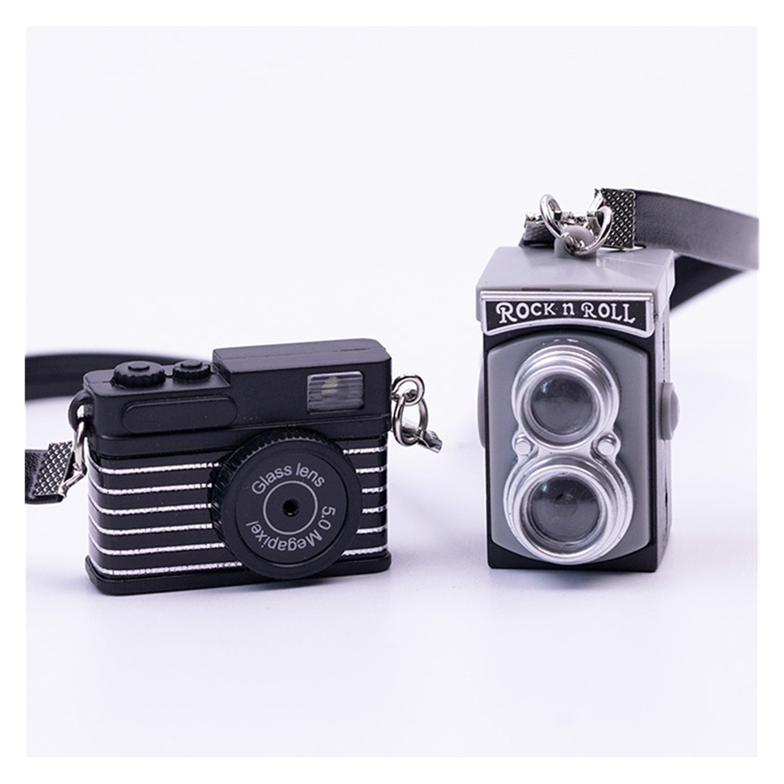 Camera Keychain Car Key Chain Key Ring Creative Small LED Camera KeyChain with Flashlight