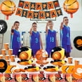 thumbnail image 6 of Basketball Birthday Decorations,160pcs Basketball Party Supplies and Decorations Set - Basketball Balloons Banner Tablecloth Plates Cups Napkins ect, for Kids And Adult Basketball Theme Party, 6 of 7