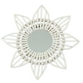 thumbnail image 4 of Espejo de pared Jadeshay Ratán Blanco, 4 of 8